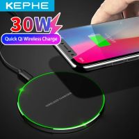 15W Fast Wireless Charger For Samsung Galaxy S10 S20 S9/S9+ S8 S7 Note 9 USB Qi Charging Pad for iPhone 12 11 Pro XS Max XR X 8