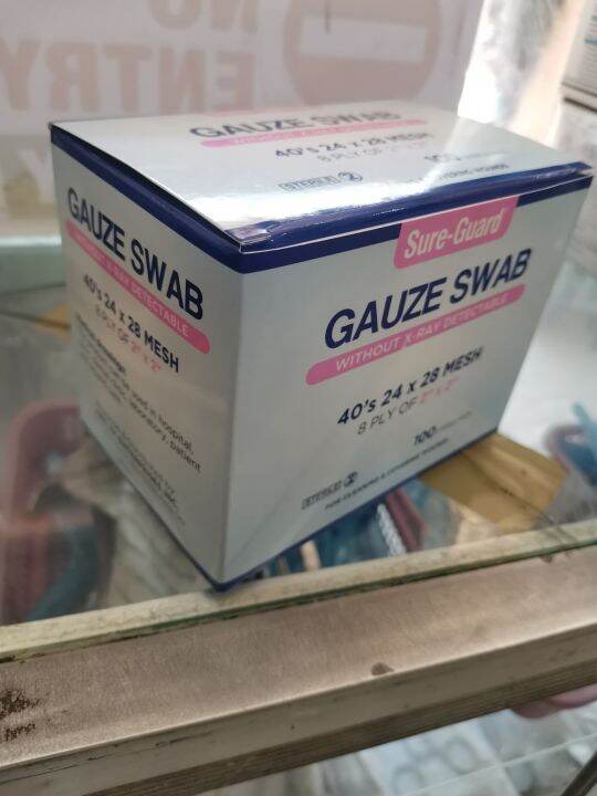 Sterile Gauze Pad / Swab 2x2 100 Pieces Sureguard Lazada PH