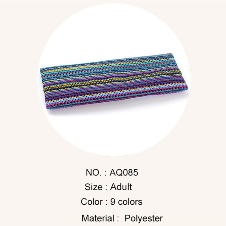 geebro-vintage-multicolor-stripe-sports-hairband-for-men-women-special-desgin-outdoor-headband-bohemia-flat-headband-elastic