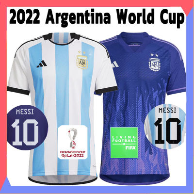 Argentina Jersey 2022 World Cup Home Away Man Football Jersey Custom Name 22 23 Messi Soccer Jersi Shirt Shorts