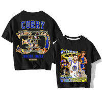 Goldens States Warrior-S NO.30 Currys เสื้อยืดแขนสั้นเด็กเด็กผู้ชายเด็กผู้หญิงลำลองการ์ตูนผ้าฝ้าย/อะนิเมะชุดเดรสคอกลมสำหรับหน้าร้อน0000