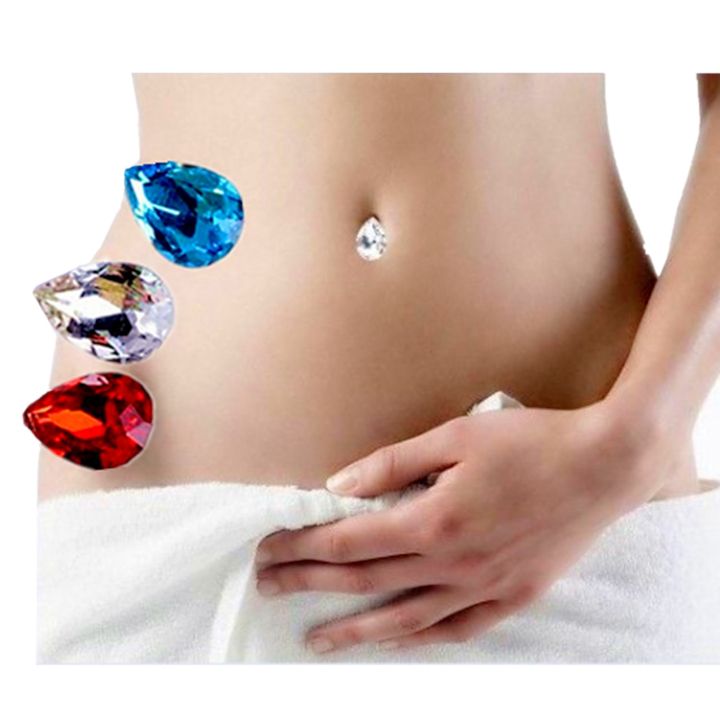 yf-new3pcs-lot-belly-button-rings-non-piercing-stickers-crystal-teardrop-heart-body-jewels-stick-faux-jewelry