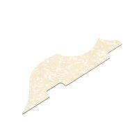 Bass Guitar Pickguard for HOFNER Replacement,Left Hand 3Ply Cream Pearl