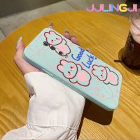 Jlingji เคสสำหรับ Xiaomi 9T Pro Redmi K20 Pro,เคสแฟชั่นกระต่ายเคสมือถือนิ่มบางลายขอบสี่เหลี่ยมด้านข้างเคสซิลิโคนเคสนิ่มเคสป้องกันการกระแทก