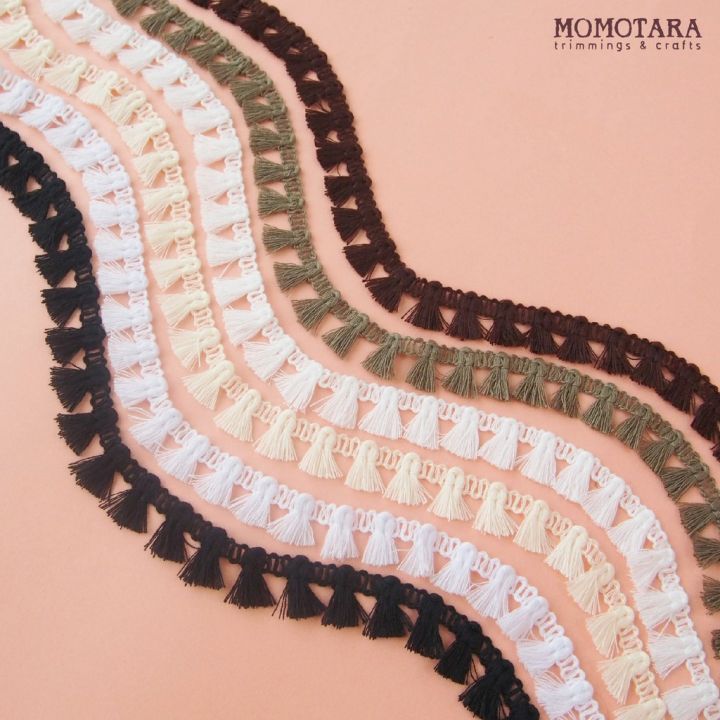 momotara-no-3365-เทปทอ-knit-เทปทอ-knit-ชายครุยพู่-tassel-fringe-knit-ขนาด-1-7-cm-ยาว-18-หลา-กาว-เทปกาว-กาว3m-3m-กาว2หน้า-เทปกาว-เทปกันลื่น-เทปกาวกันน้ำ-เทป