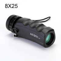 ZZOOI Pocket 8x25 Waterproof Monocular Compact And Portable Handheld Non-slip Telescope With Bak4 Prism Optics For Camping Tourism