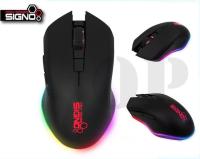 [ส่งเร็วพิเศษ!] เมาส์เกมมิ่ง SIGNO CENTRO Macro Gaming Mouse รุ่น GM-907 (Black)