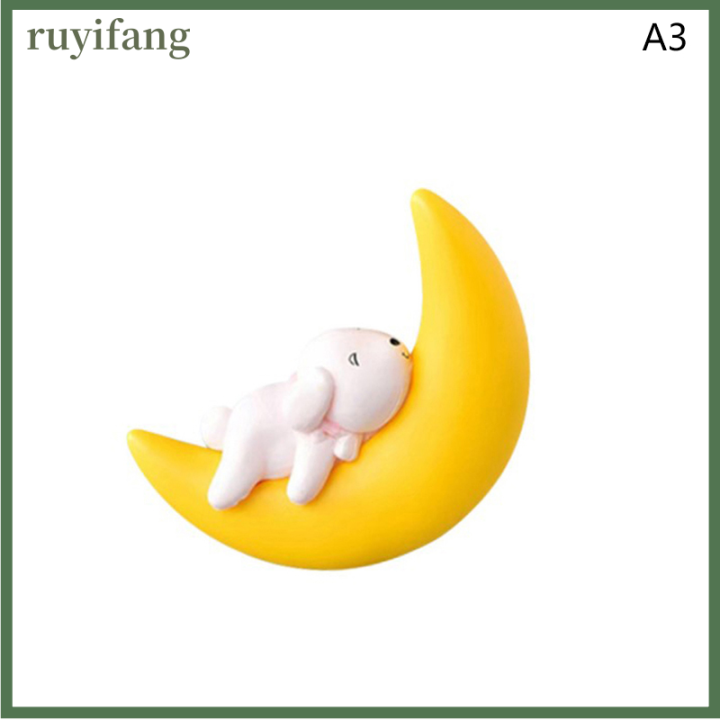 ruyifang-หินประดับรูปการ์ตูนสำหรับตกแต่งตกแต่งตู้ปลาในตู้ปลาอุปกรณ์ตกแต่งหินรูปเต่าของตกแต่งสำหรับตู้ปลาตู้ปลา