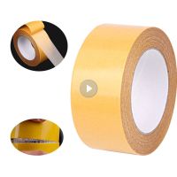 1pc Mesh Double-sided Adhesive Tape Based Adhesive Tape Yellow High Viscosity Strong Strength Hotel Exhibition Fixed Fixation