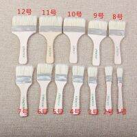 12pcs/Set BBQ paintbrush tool keyboard pig wool dust brush brush artists Kids Art Supplies Easy To Clean wooden cleaning brush Drawing Painting Suppli