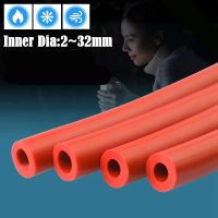 1M/3M/5M I.D2~32mm Rust Red Silicone Tube Heat Resistant Automobile Fuel Tank Pipe Vacuum Cooling Tube Air Pump Soft Rubber Hose