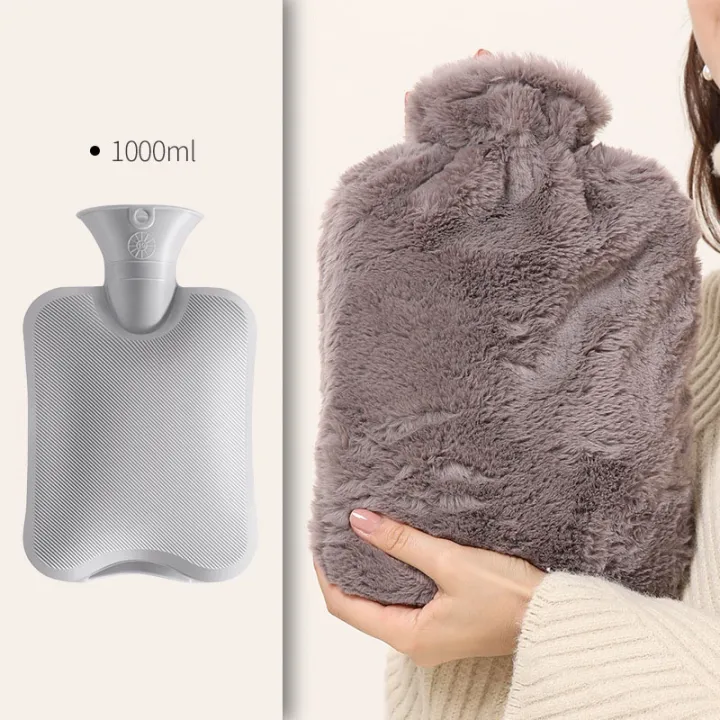 yohei-กระเป๋าน้ำร้อน-เครื่องอุ่นมือ-ใบใหญ่แบบ-จุกใจ-ปวดเมื่อยตามร่างกายลายน่ารัก-ขนนุ่มมาก-ถุงประคบร้อน-ความจุ1000ml