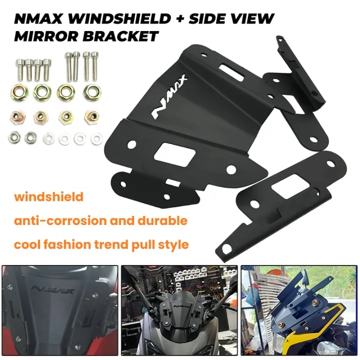 Motorcycle NMAX V1 Windshield Bracket Side Mirror Bracket Windshield