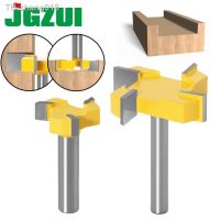 1pc 6mm 6.35mm 8mm Shank 4 Edge T Type Slotting Cutter Woodworking Tool Router Bits For Wood Industrial Grade Milling Cutter