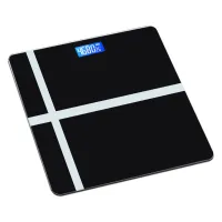 สินค้าใหม่ เครื่องชั่งน้ำหนักดิจิตอล Electronic weight scale แบบชาร์จ USB เครื่องชั่งน้ำหนักคน 180KG สีดำ ลายขวาง