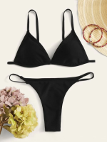 Triangle Thong Bikini Swimsuit ชุดว่ายน้ำบิกินี่สามเหลี่ยม