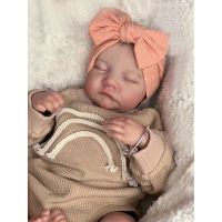 【YF】 19inch Levi Reborn Baby Doll Already Painted Finished Sleeping Newborn Size 3D Skin Visible Veins Collectible Art