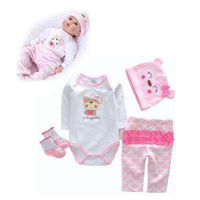 Reborn Doll Clothes Babies Clothes For Dolls Simulation Babies Dolls Outfits Cloth Babies Doll Accessories Matching Doll And Girl Clothes For Girl&amp;Boy For 20-22 Inch Reborn Doll great gift