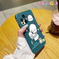 Jjlingji เคสสำหรับออปโป้ไฟนด์ X3 Pro,เคสแฟชั่นน่ารัก Pochacco นุ่มเคสมือถือด้านข้างบางลายเคสขอบสี่เหลี่ยมซิลิโคนเคสนิ่มเคสป้องกันการกระแทก