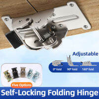 4pcs 90 Degree Self-Locking Folding Table Hinges Feet For Table Chair Extension Tables Foldable Self-Locking Feet Hinges Door Hardware  Locks