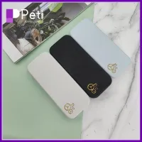 PETI JEWELLERY ตัวป้องกันแว่นตา กล่องใส่แว่นตา พียู PU กล่องสี่เหลี่ยม กล่องแว่นตาสายตาสั้น คลาสสิกแบบคลาสสิก ที่เก็บแว่นกันแดด ชายหญิง