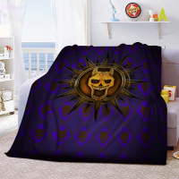 （soft and comfortable） Anime2023 JoJo Bizare Adventure printed flannel throw blanket soft WAM summer blanket sofa bedspread sofa living room Decor High quality blankets！