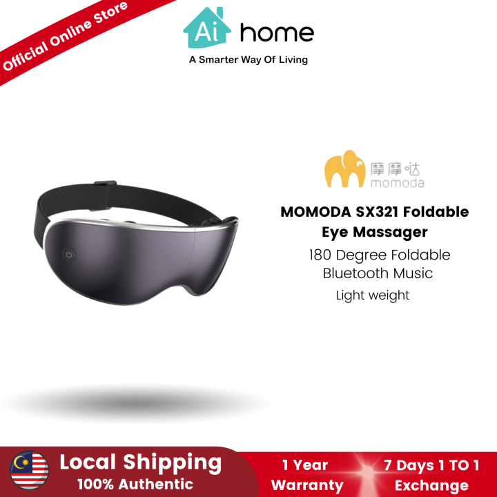 Aihome MOMODA SX321 Foldable Eye Massager 180 Degree Foldable Bluetooth