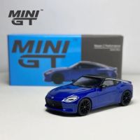 Minigt 1:64 Z เครื่องประดับโมเดลรถโลหะผสมสีน้ำเงิน Mgt 453