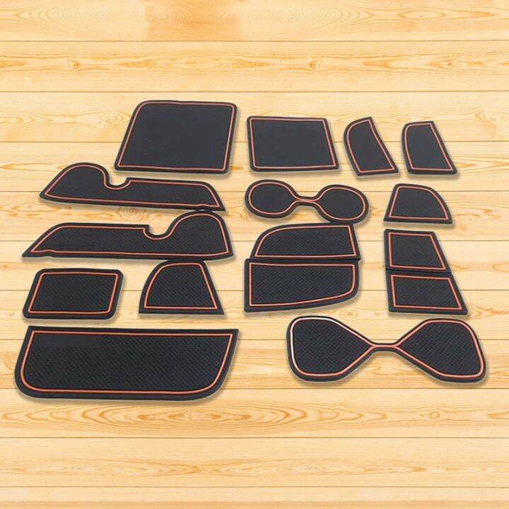 15pcs-gate-slot-pad-for-honda-hrv-hr-v-vezel-2021-2022-accessories-interior-non-slip-anti-dust-cup-holder-inserts