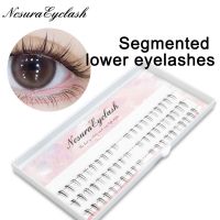 Lower Eyelashes Segmented Lashes Natural Handmade Wispy Under Lashes Soft Fiber Individual Eyelashes MakeUp Tools Cables Converters