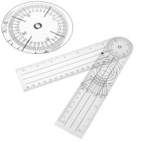 1ps Professional Multi-Ruler 360 Degree Goniometer Angle Spinal Ruler CM/INCH Useful Measuring Ruler School Office Supplies