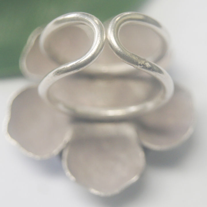 ring-flower-pure-silver-thai-karen-hill-tribe-silver-hand-made-size-7-n-circumference-54-mm-adjustable-its-a-gift-that-the-recipient-likes