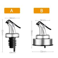หัวฉีดโอลีฟฝาปิดขวดซีลกันรั่วที่จุกเทเหล้าเทน้ำหยดสำหรับเครื่องมือทำครัวขวดน้ำมันน้ำส้มสายชู