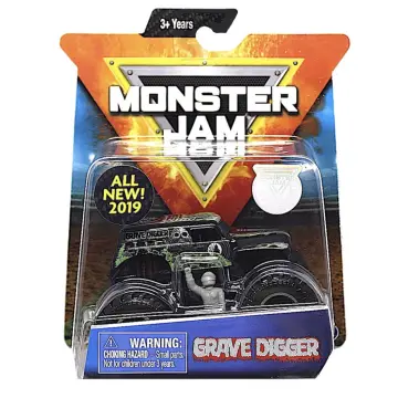 Monster Jam, Grave Digger 40th Anniversary 8-Pack Monster Trucks with Bonus  Accessories, 1:64 Scale, Kids Toys for Boys and Girls 3 and up