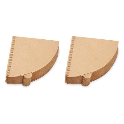 400PCS Coffee Filters Papers, 2 Cone Paper,1-4 Cup,Natural Paper Coffee Filter for V60,Coffee Dripper Cones