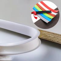 Self-adhesive U-Shaped Edge Strip banding tape Wood Furniture Wardrobe Board protector cover Silicone Rubber Seal Strip 1M