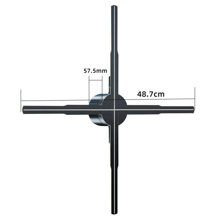 kkmoon-พัดลมติดผนัง3d-สำหรับโปรเจ็คเตอร์โฮโลแกรม-พัดลมติดผนังที่ทาตาไม่มีสี3มิติพัดลมถ่ายวิดีโอ-led-ความละเอียด2k-hd-จำนวน576ชิ้นไฟ-led-สัญญาณรีโมทคอนโทรลจอแสดงผลแบบเรียลไทม์