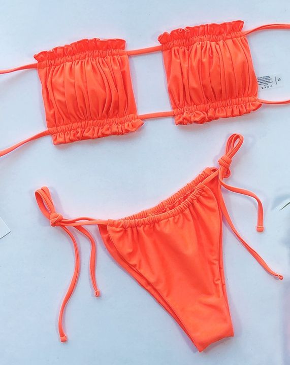 2023-ผู้หญิงชุดว่ายน้ํา-bandeau-micro-bikini-set-mujer-biquini-ชุดว่ายน้ําหญิง-bather-ชุดว่ายน้ําชายหาดสําหรับชุดว่ายน้ําบุนวม