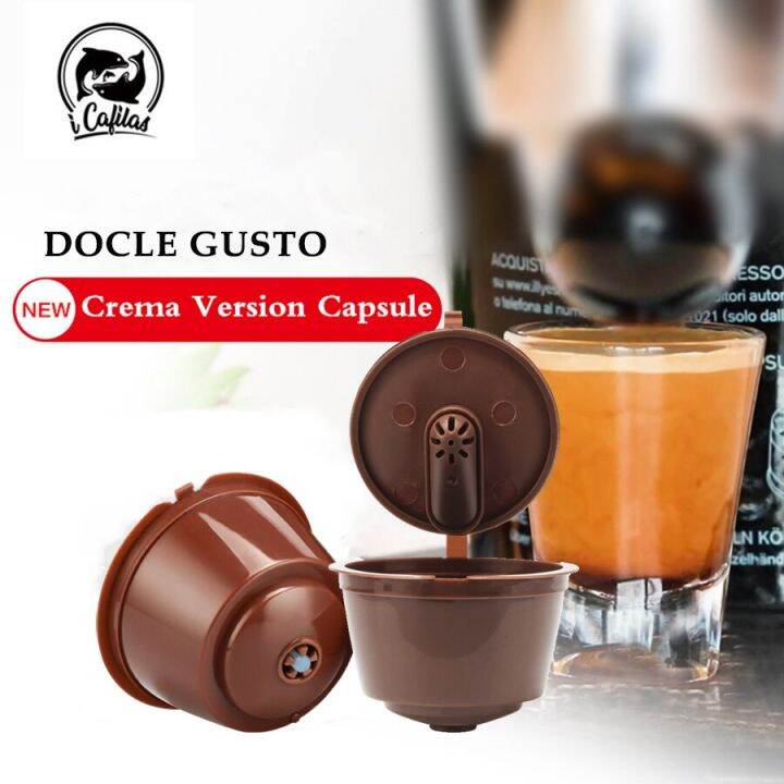 ICafilas3pcs/packet 3rd Refillable For Dolce Gusto Coffee Capsule For