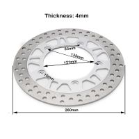 “：{}” 260MM Motorcycle Front Brake Disc Rotor For Suzuki AN250 Skywave SN250 K3-K6 Burgman CJ43A AN400 Skywave AN650 Burgman