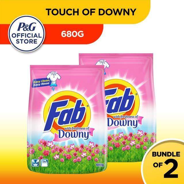 Fab with freshness of Downy Laundry Powder Detergent 680g [Bundle of 2] Lazada