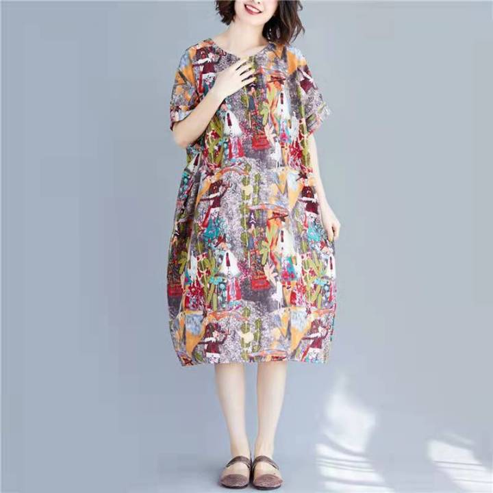 WhiteTime Middle-aged and elderly dress new mother dress retro style ...