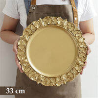 Vintage Coffee Cake Tray Heavy Duty Plastic Decorative Plate for Jewelry Perfume Cosmetics Kitchen Tea Coaster Party Bakery Rack