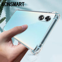 KONSMART 2023เคสใสกันกระแทกสำหรับ OPPO A38 A78 A93 A58 4G ใหม่ปลอกซิลิโคนนิ่ม OPPOA78 OPPOA58NFC NFC