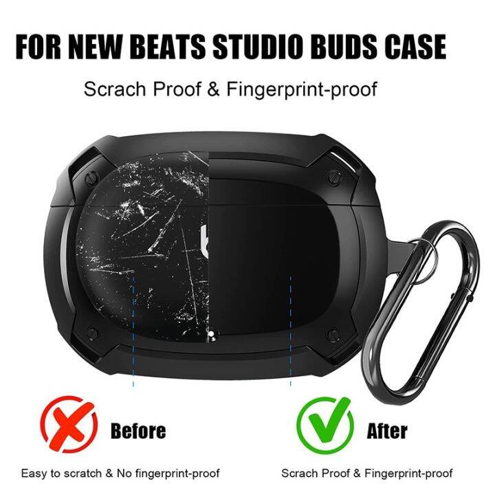 cc-armor-earphone-studio-buds-outdoor-sport-anti-fall-bluetooth-cover-with-keychain