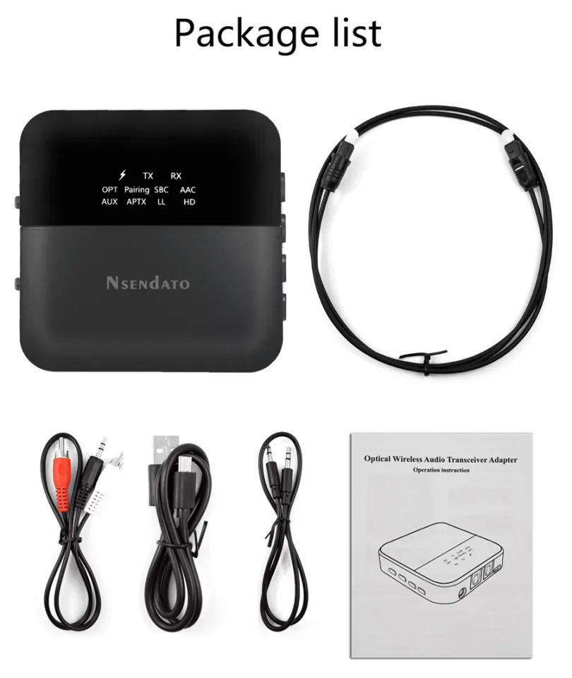 Nsendato best sale bluetooth transmitter