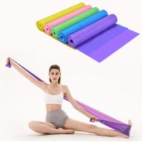 【YF】 Stretch Resistance Band Good Tension Elasticity 150cm/200cm Rubber Elastic SET Portable Fit Home Gym Yoga Sport Equipment