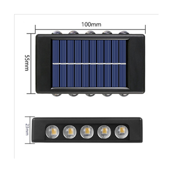 10-led-solar-wall-lamp-outdoor-waterproof-up-amp-down-luminous-lighting-garden-solar-lights-stairs-fence-sunlight-lamp-light