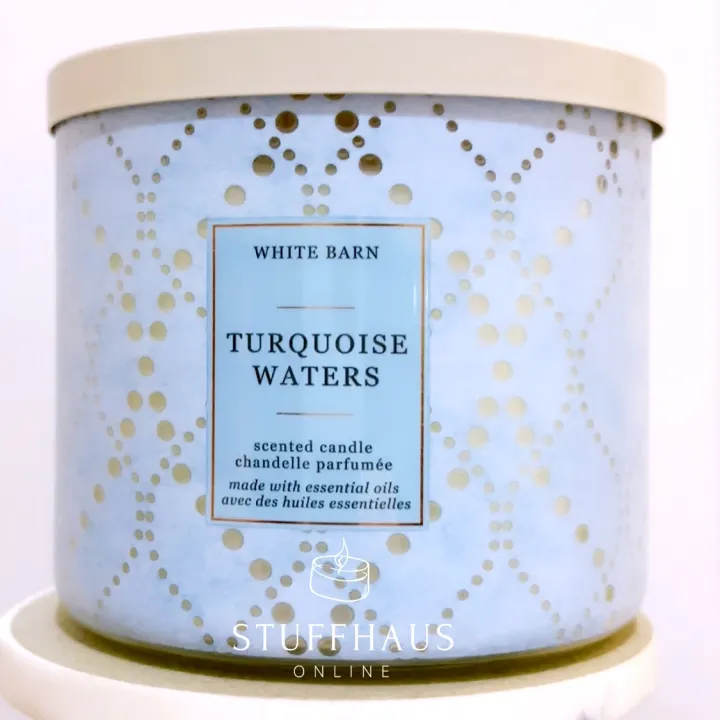 Bath and Body Works TURQUOISE WATERS 3 Wick Scented Candle Lazada PH