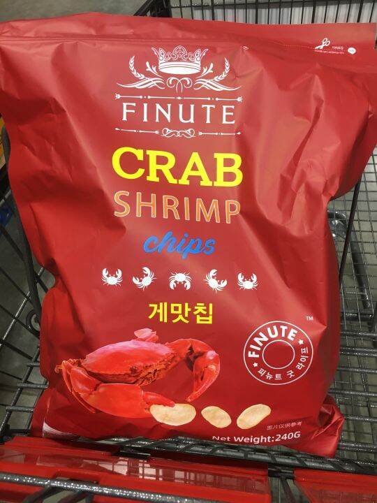 Good Life Finute Crab Shrimp Chips 240 g (ข้าวเกรียบกุ้งรสปู 240 กรัม